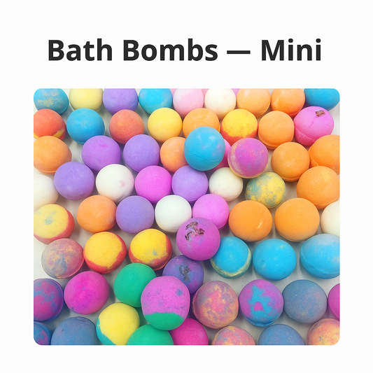 Bath Bombs – Mini | Fizzy, Fun & Perfect for Every Soak